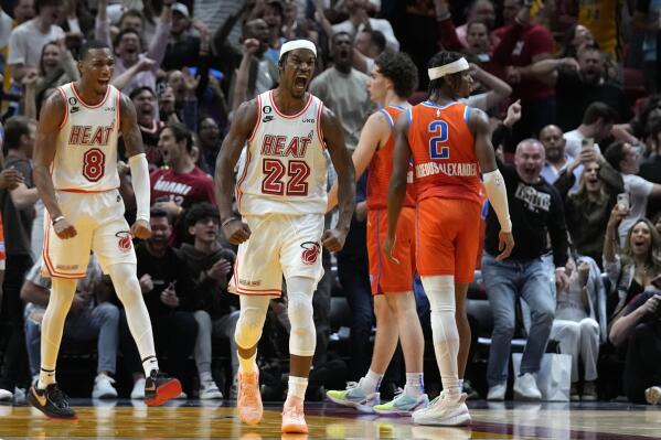 Butler Heat set NBA free throw record beat OKC 112 111 AP News